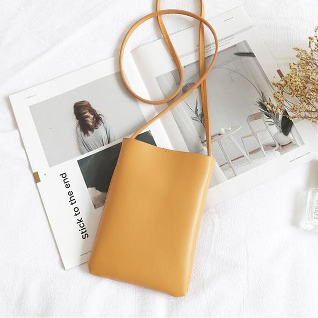 Soft PU Leather Phone Bag-Exoticase-Yellow-