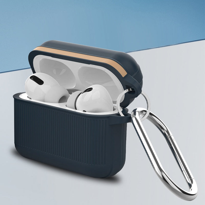 Soft Silicone Multi-Designed Apple AirPods Case With Carabiner Clip-Exoticase-