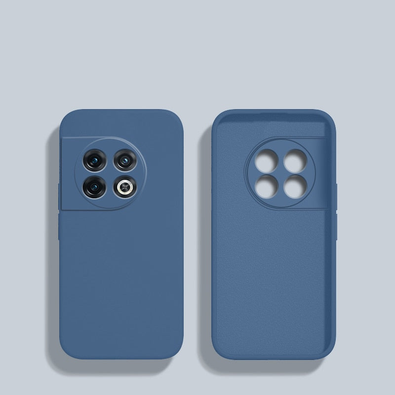 Square Liquid Silicone OnePlus Case - Exoticase - For OnePlus 11 / Blue
