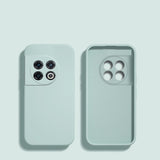 Square Liquid Silicone OnePlus Case - Exoticase - For OnePlus 11 / Cyan Blue
