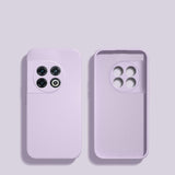 Square Liquid Silicone OnePlus Case-Exoticase-For OnePlus 11-Grass purple-