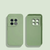 Square Liquid Silicone OnePlus Case - Exoticase - For OnePlus 11 / Matcha green