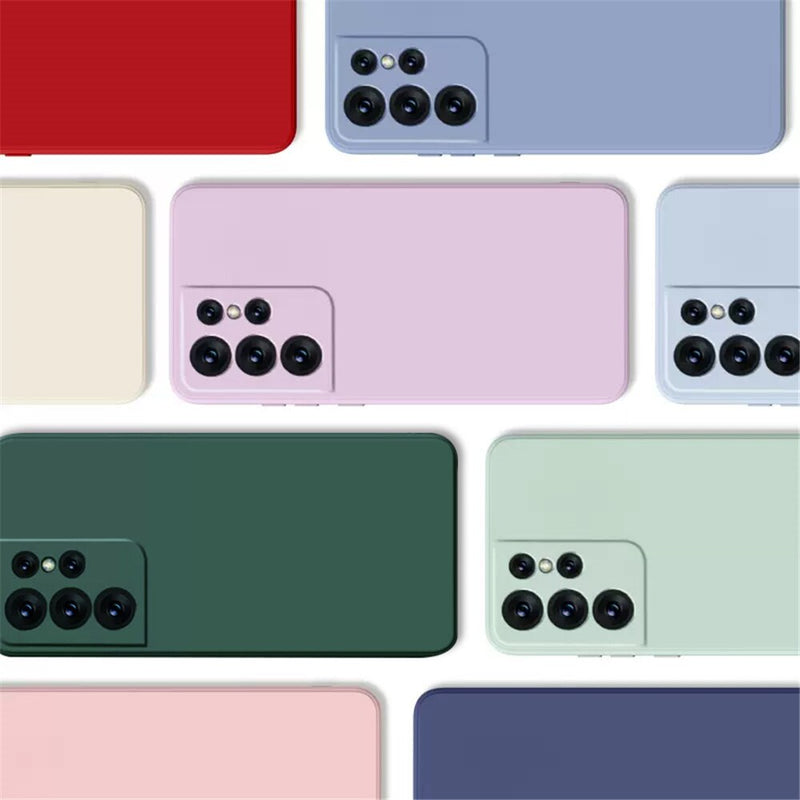Square Silicone Samsung Galaxy Case With Strap-Exoticase-