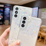 Stars & Circles Shimmering Glitter Samsung Case-Exoticase-