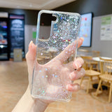 Stars & Circles Shimmering Glitter Samsung Case-Exoticase-