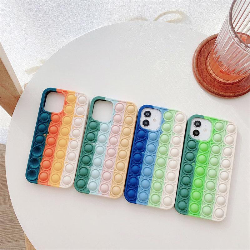 Stress Relief Soft Press Bubble iPhone Case-Exoticase-
