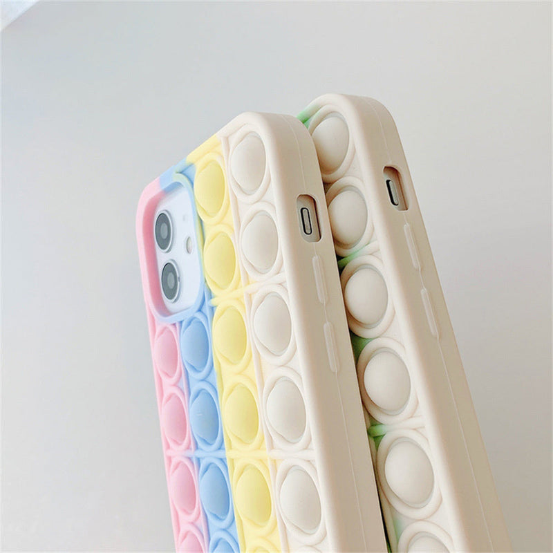 Stress Relief Soft Press Bubble iPhone Case-Exoticase-