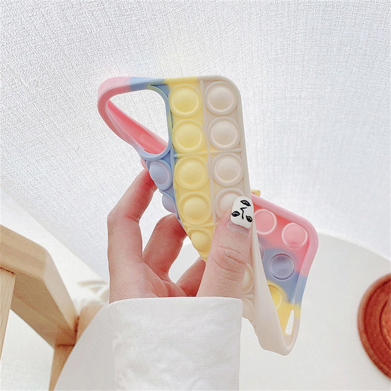 Stress Relief Soft Press Bubble iPhone Case-Exoticase-