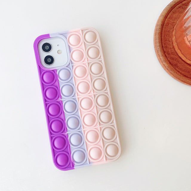 Stress Relief Soft Press Bubble iPhone Case-Exoticase-For iPhone 13 Pro Max-F-