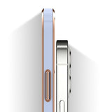 Stylish Plated Clear Back iPhone Case-Exoticase-