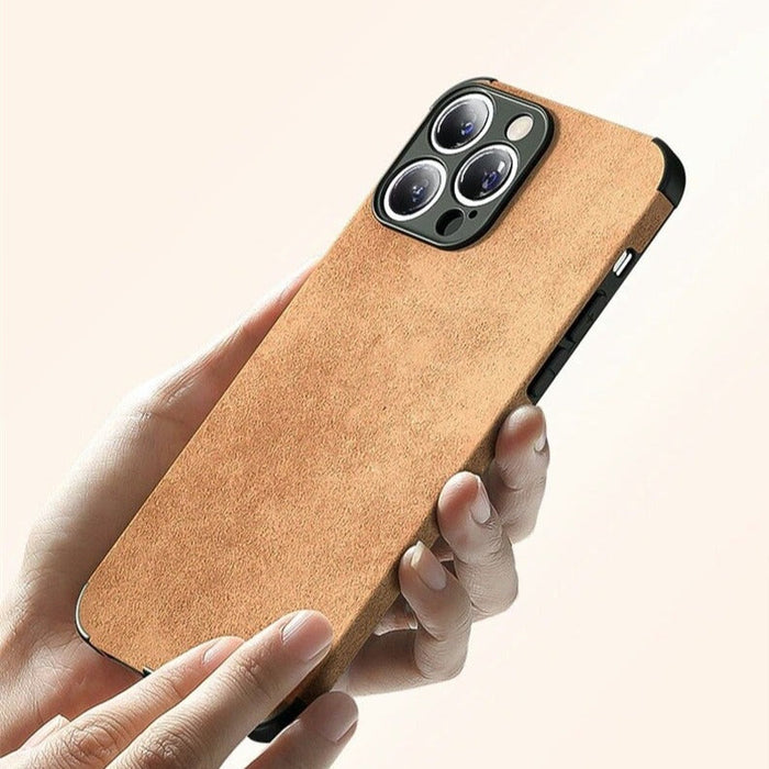 Suede Leather Apple iPhone Case – Exoticase
