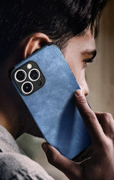 Suede Leather Apple iPhone Case-iPhone Leather Suede Case-Exoticase-