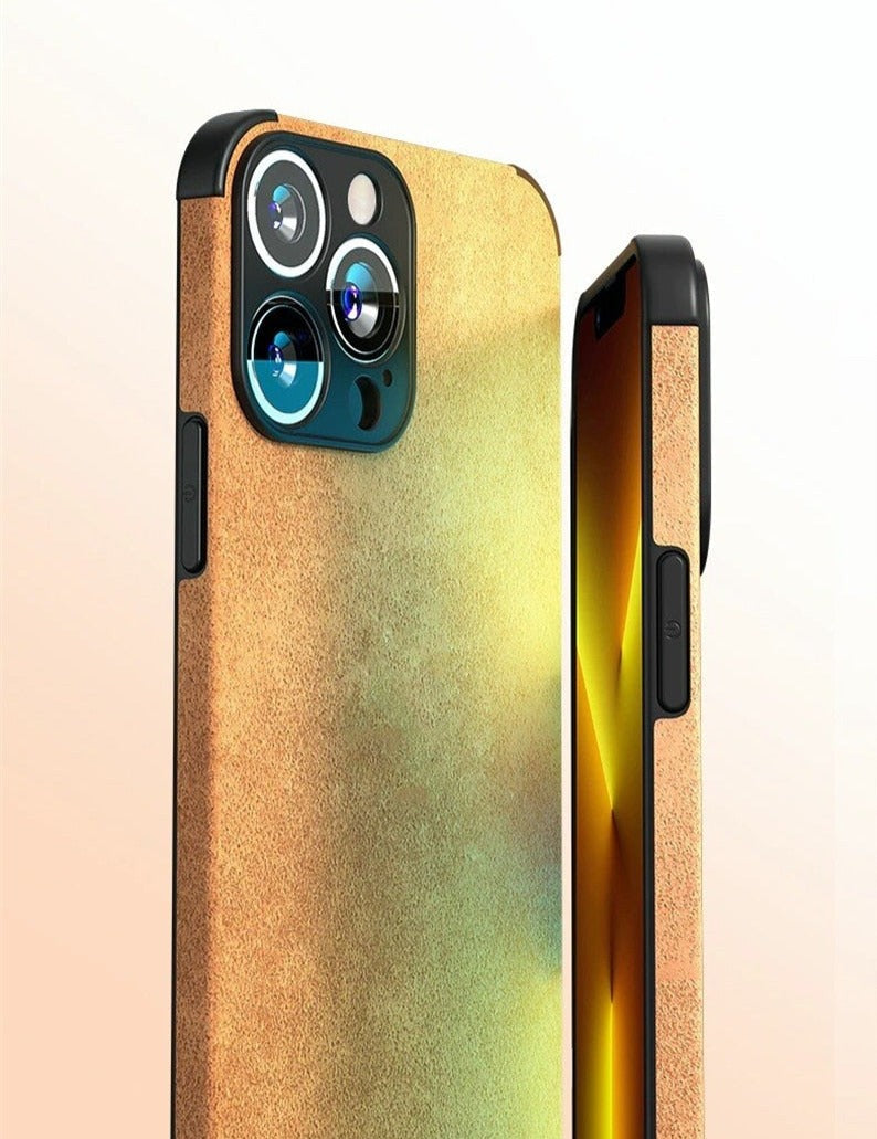 Suede Leather Apple iPhone Case-iPhone Leather Suede Case-Exoticase-