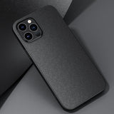Textured Boxy iPhone Case - Exoticase - For iPhone 13 Pro Max / Black