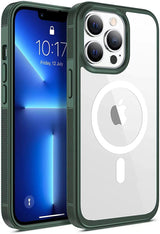 Transparent Anti-Slip Shockproof MagSafe Apple iPhone Case-Exoticase-