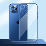 Transparent Plated Square iPhone Case-Exoticase-