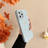 Two Cute Hearts iPhone Case-Exoticase-For iPhone 13 Pro Max-Sky Blue-