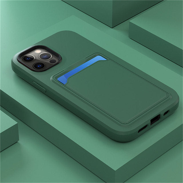 Midnight Green Silicon Case For iPhone 12 Pro Max