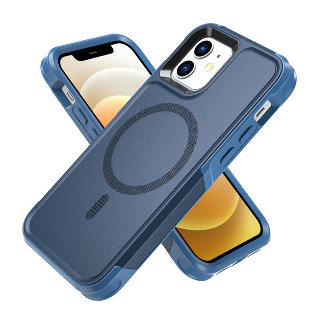 Ultimate Military Grade MagSafe Wireless Charging iPhone Case-Exoticase-For iPhone 13 Pro Max-Blue-