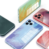 Watercolor Colormix iPhone Case with Tempered Glass Back-Exoticase-