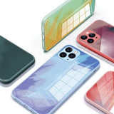 Watercolor Colormix iPhone Case with Tempered Glass Back - Exoticase -