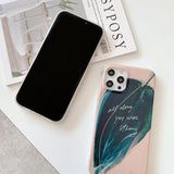 Watercolor Leaves iPhone Case-Exoticase-