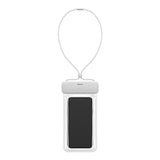 Waterproof iPhone Pouch with sliding lock-Exoticase-White-