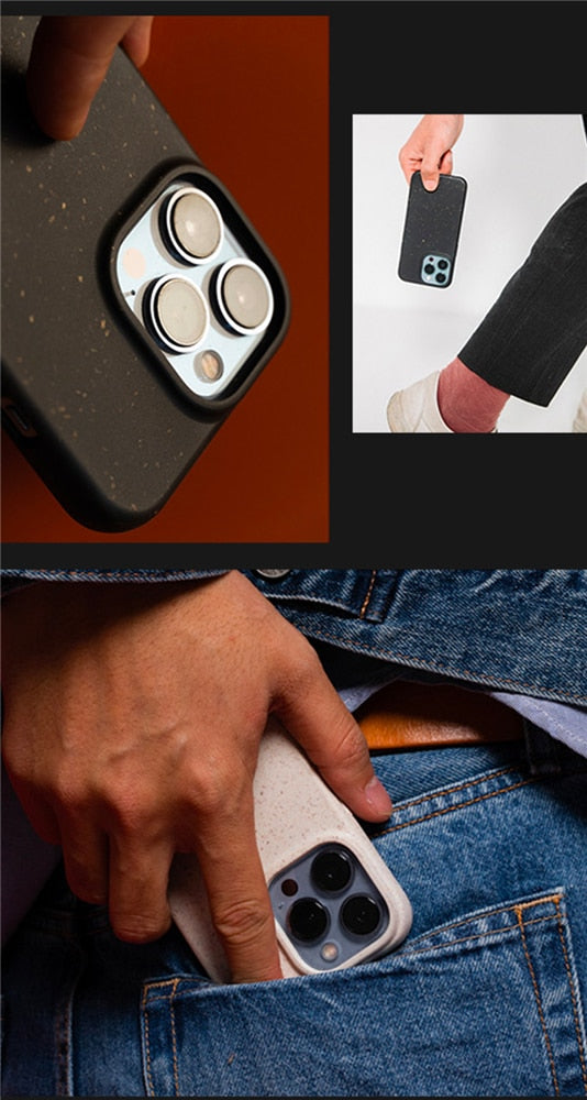 Wheat Straw Matte iPhone Case-Exoticase-