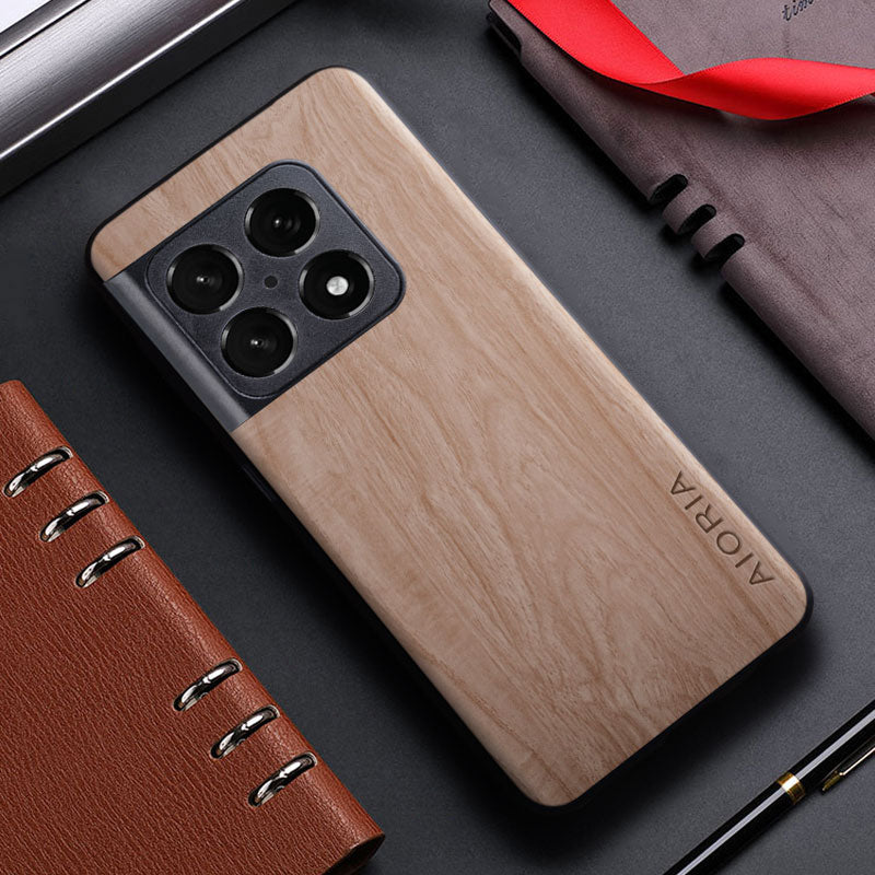 Wood Pattern OnePlus Case - Exoticase - For OnePlus 11 / Beige